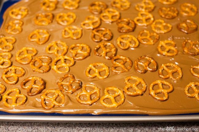 Chocolate Pretzel Bark from thelittlekitchen.net