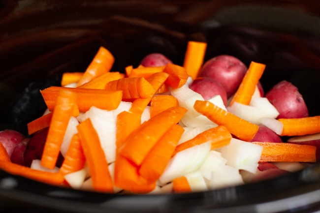 Crockpot Chicken and Potatoes from thelittlekitchen.net