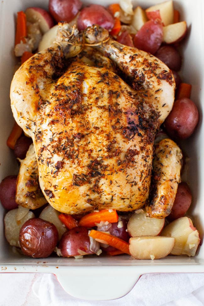 Crockpot Chicken and Potatoes from thelittlekitchen.net