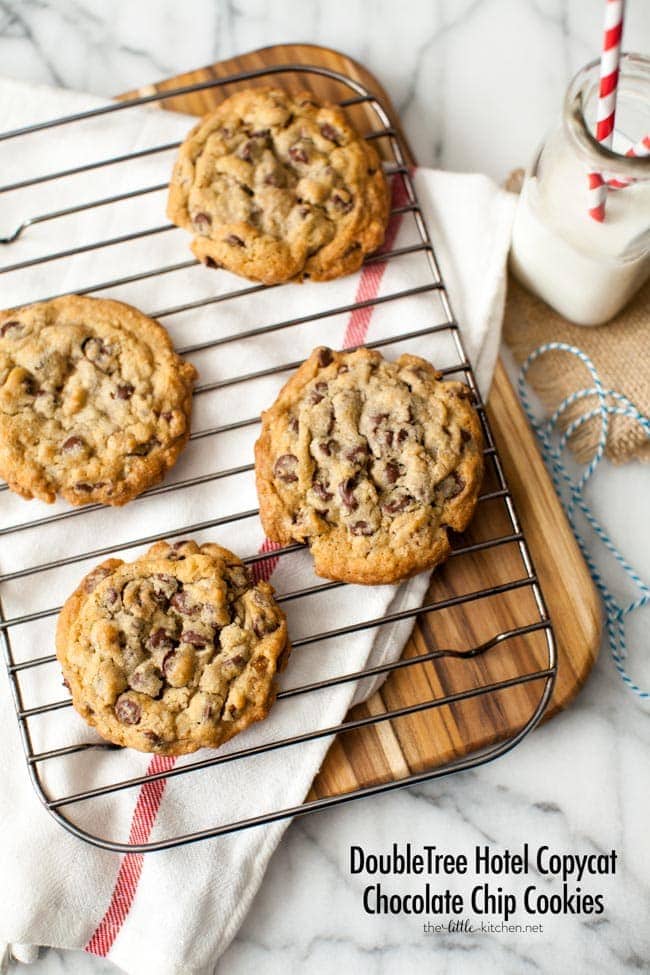 DoubleTree Hotel Chocolate Chip Cookies thelittlekitchen.net DoubleTree Hotel Chocolate Chip Cookies thelittlekitchen.net