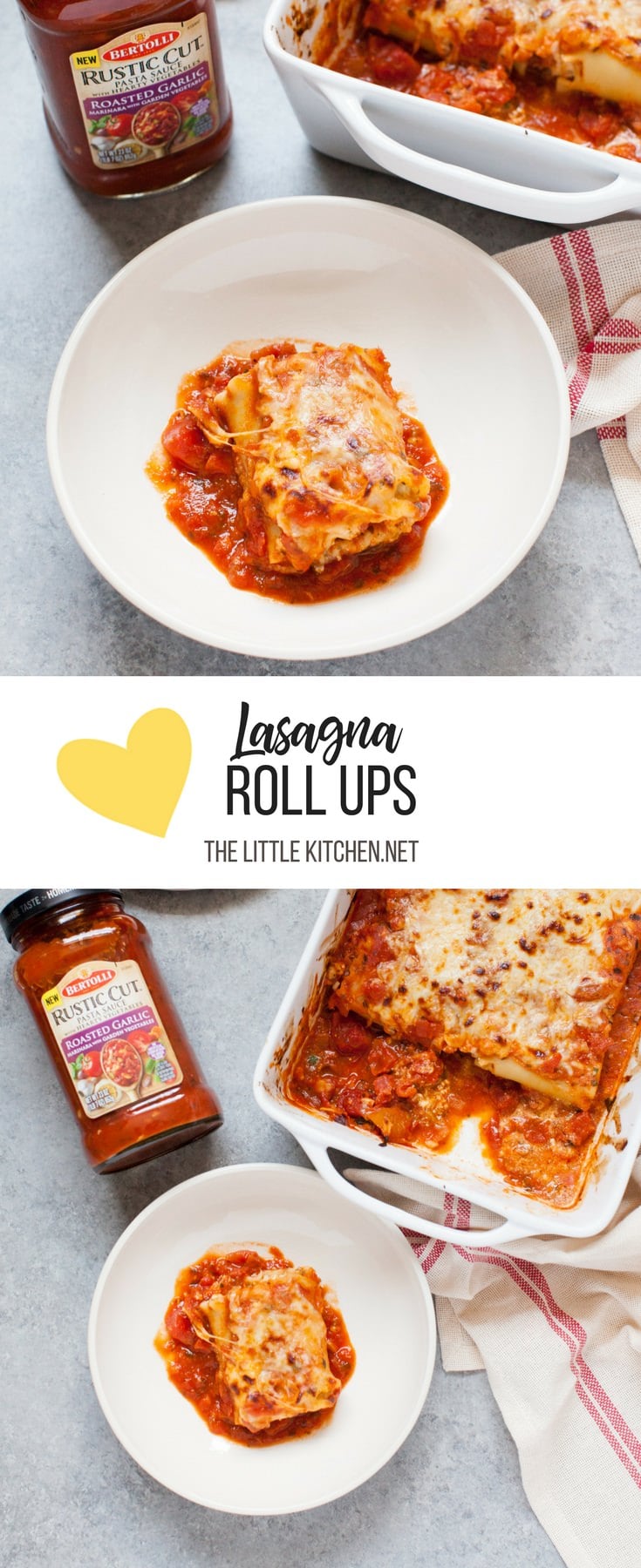 Lasagna Roll Ups from thelittlekitchen.net