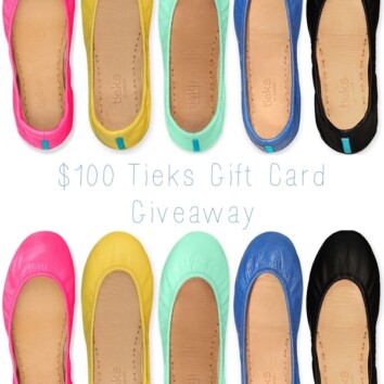 Tieks $100 Gift Card Giveaway