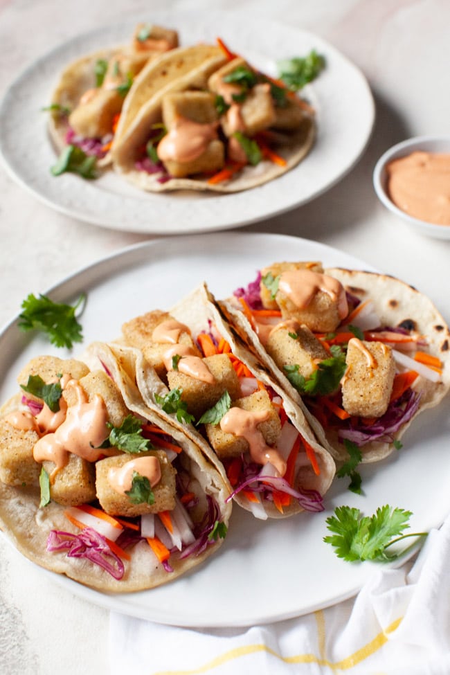 Tofu Tacos Recipe from The Little Kitchen