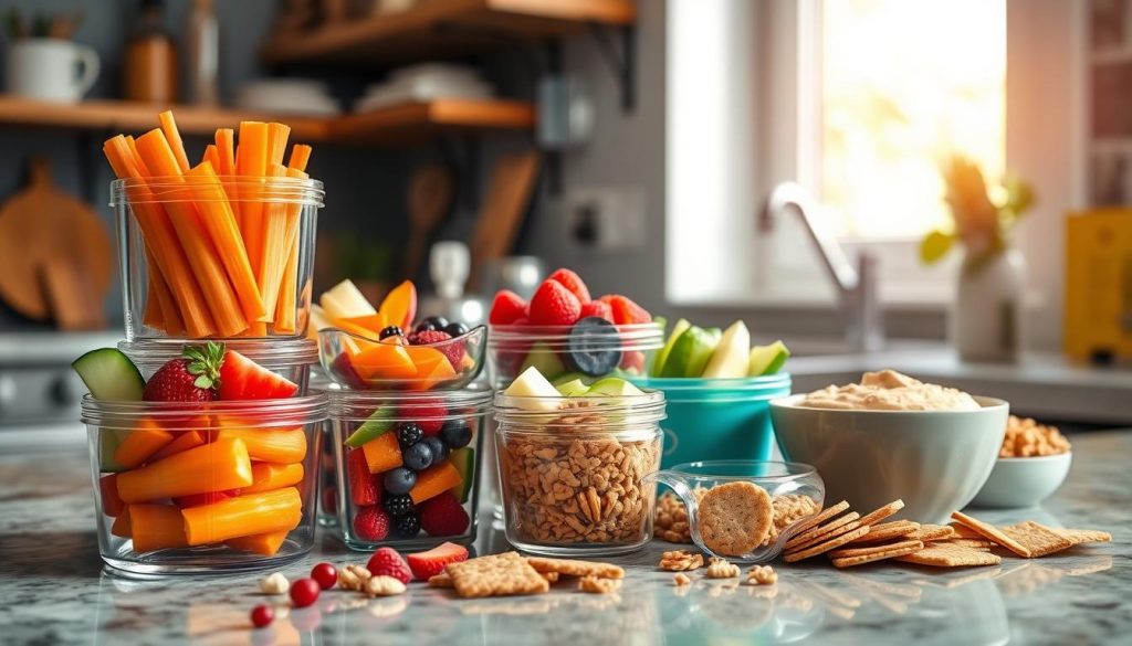 healthy snack prep